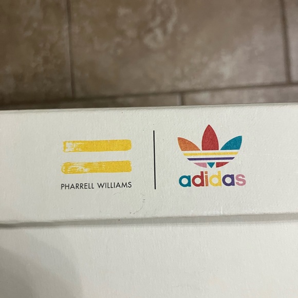 Green and White Pharrell Williams Sneakers - Picture 7 of 9